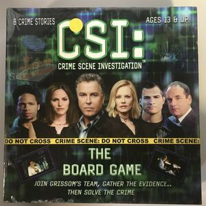 CSI Crime Scene Investigation board game